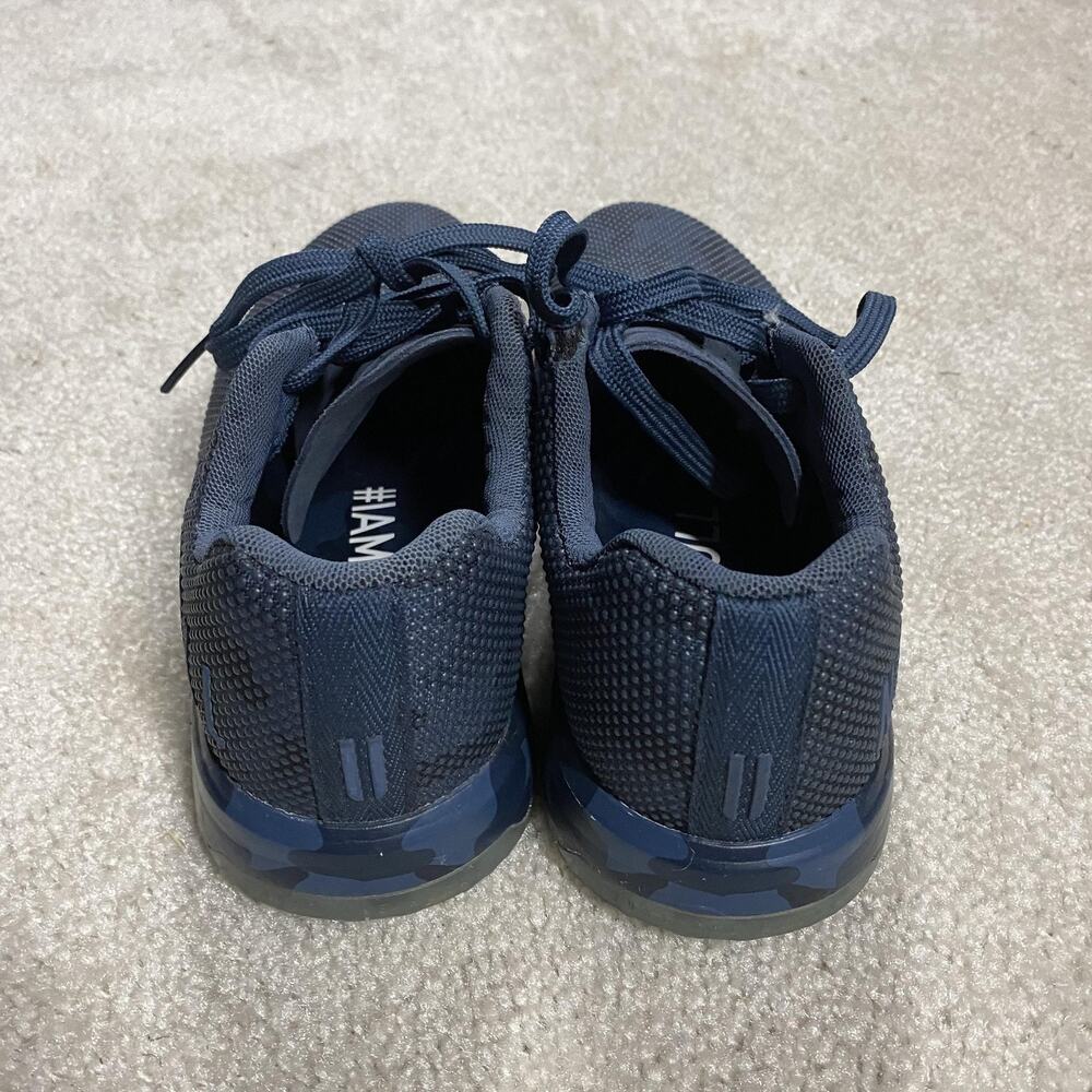 NOBULL Trainer Shoes Womens 7 Blue Camo Low Top Athletic Sneakers Workout - Picture 4 of 8